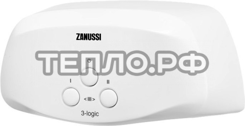 Эл.водонагреватель проточный 6,5 кВт Zanussi 3-logic 6,5 TS (кран+душ) фото 4